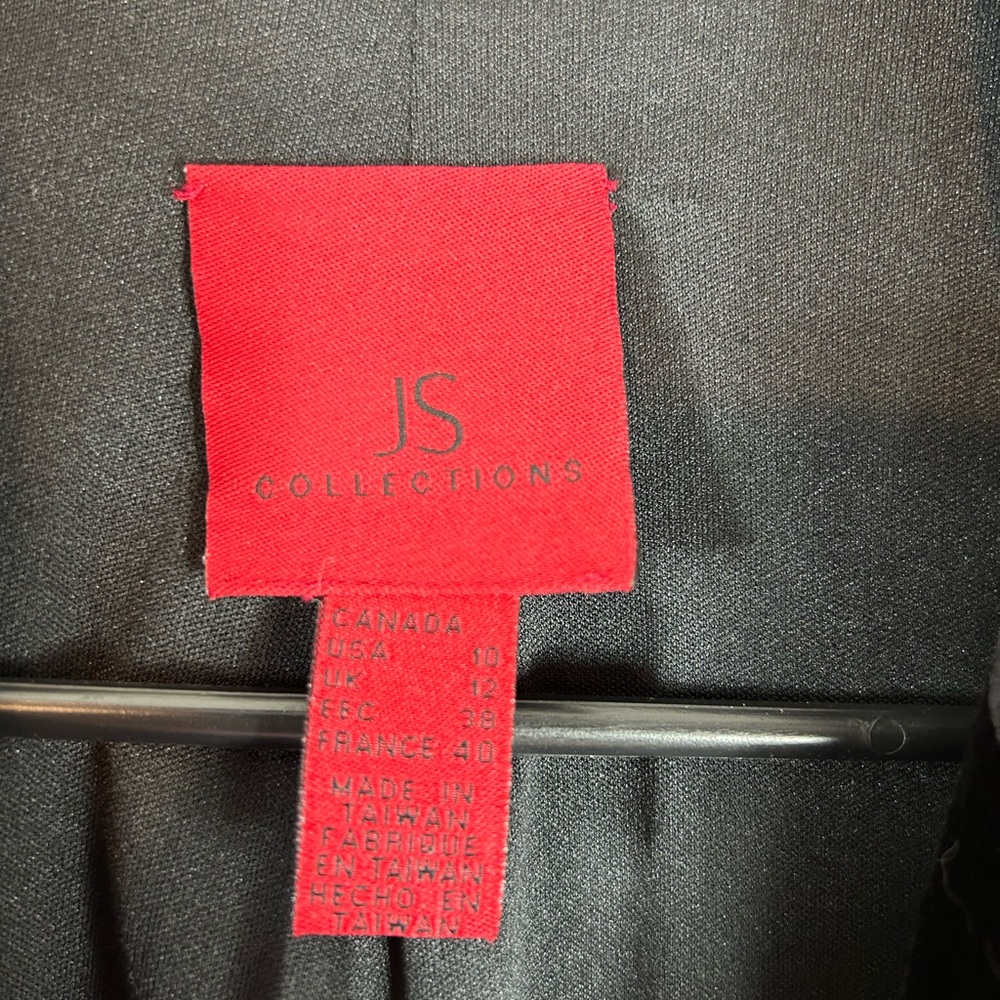 JS Collection Velvet Blazer - Picture 4 of 4